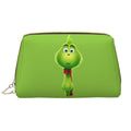 Pouch Gift Makeup Organizer Cartoon Toiletry Grinch Portable Cosmetic Travel Bag Leather Purse Bag Storage