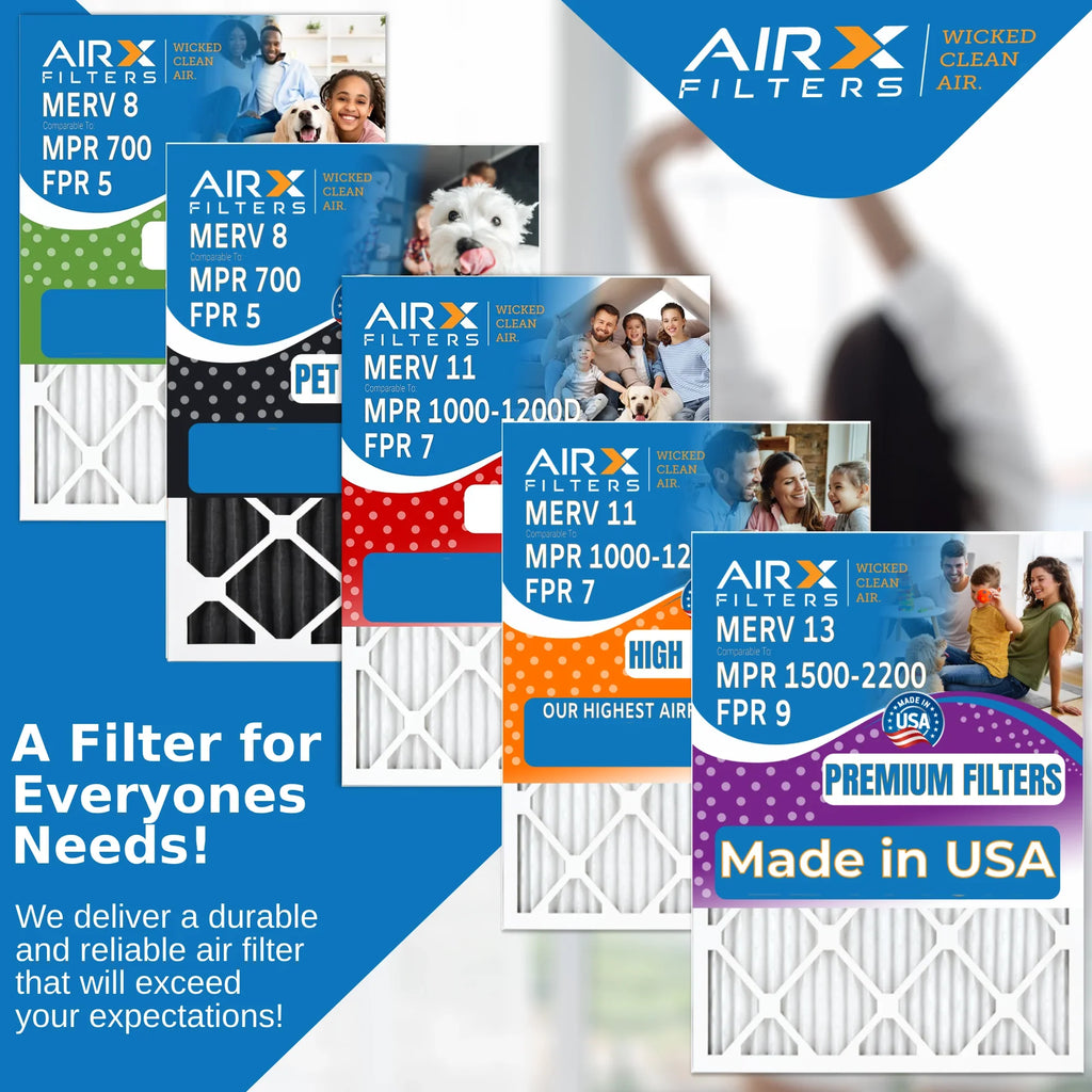 by Filter Eliminator Pack to WICKED 5 Air 2 Compatible with FPR Filter Comparable Carbon FILTERS MERV Bear Odor AIR. CLEAN AIRX MPR 255649-102 20x25x5 & Air 8 700