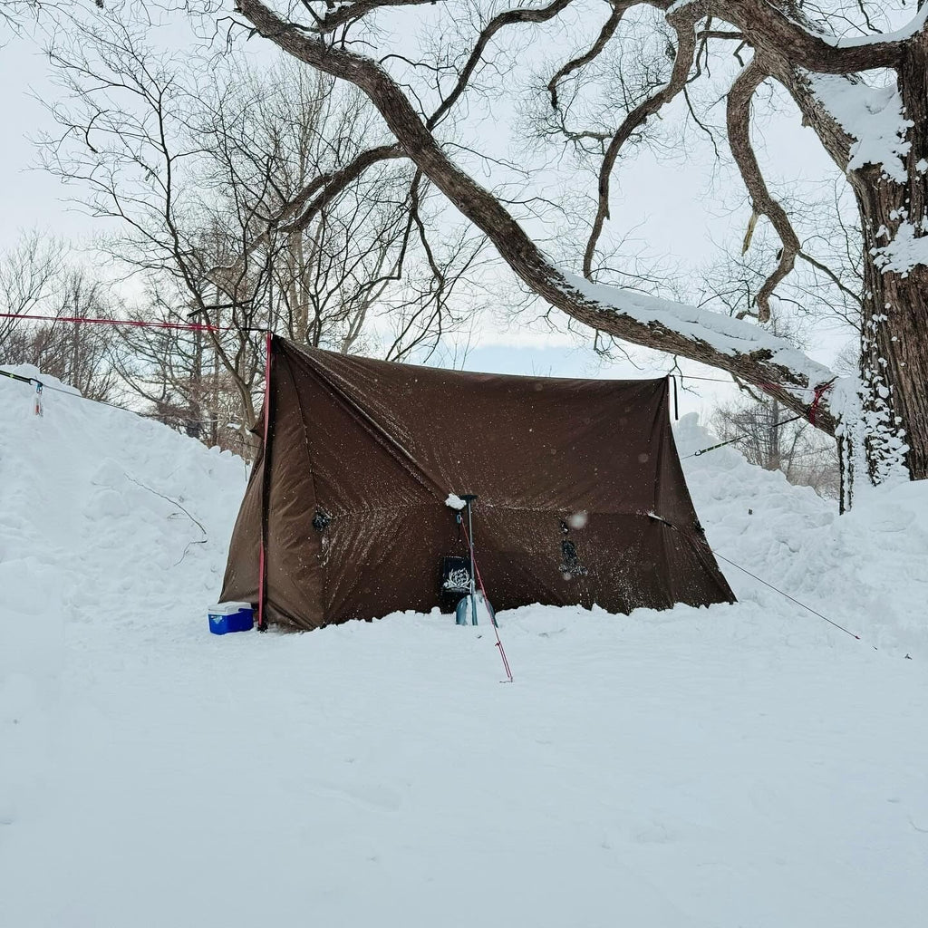 ROCDOMUS Stove for Hammock YUNWEN PU3000mm Tarp Camping Hot Lightweight with Tent Tent Waterproof Stove Tent Versatile Season Jack, with Zippered 4 Bag,