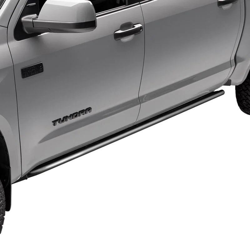 N-Fab RealTruck Cab All | | Tundra Rails 2007-2021 | Beds, by T074Rkrqc with Textured Double Gas Rkr SRW Black Compatible
