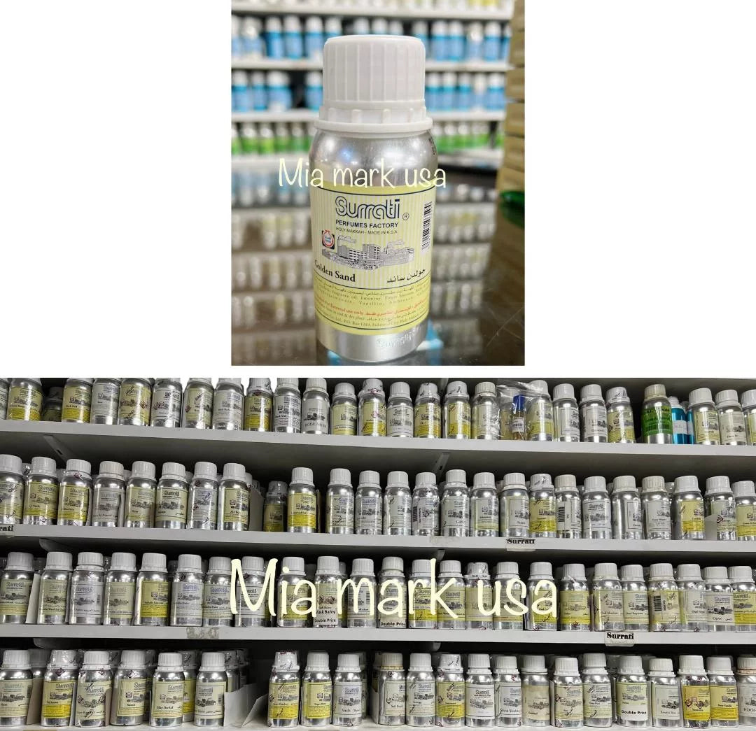 100gm MADE BRAND 100% PURE (ATTAR) SURRATI ARABIA SAUDI SAND IMPORTED OIL IN GOLDEN