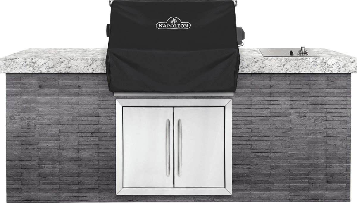 PRO Cover & 500 Built-in Napoleon 500 Grill 61501 Prestige