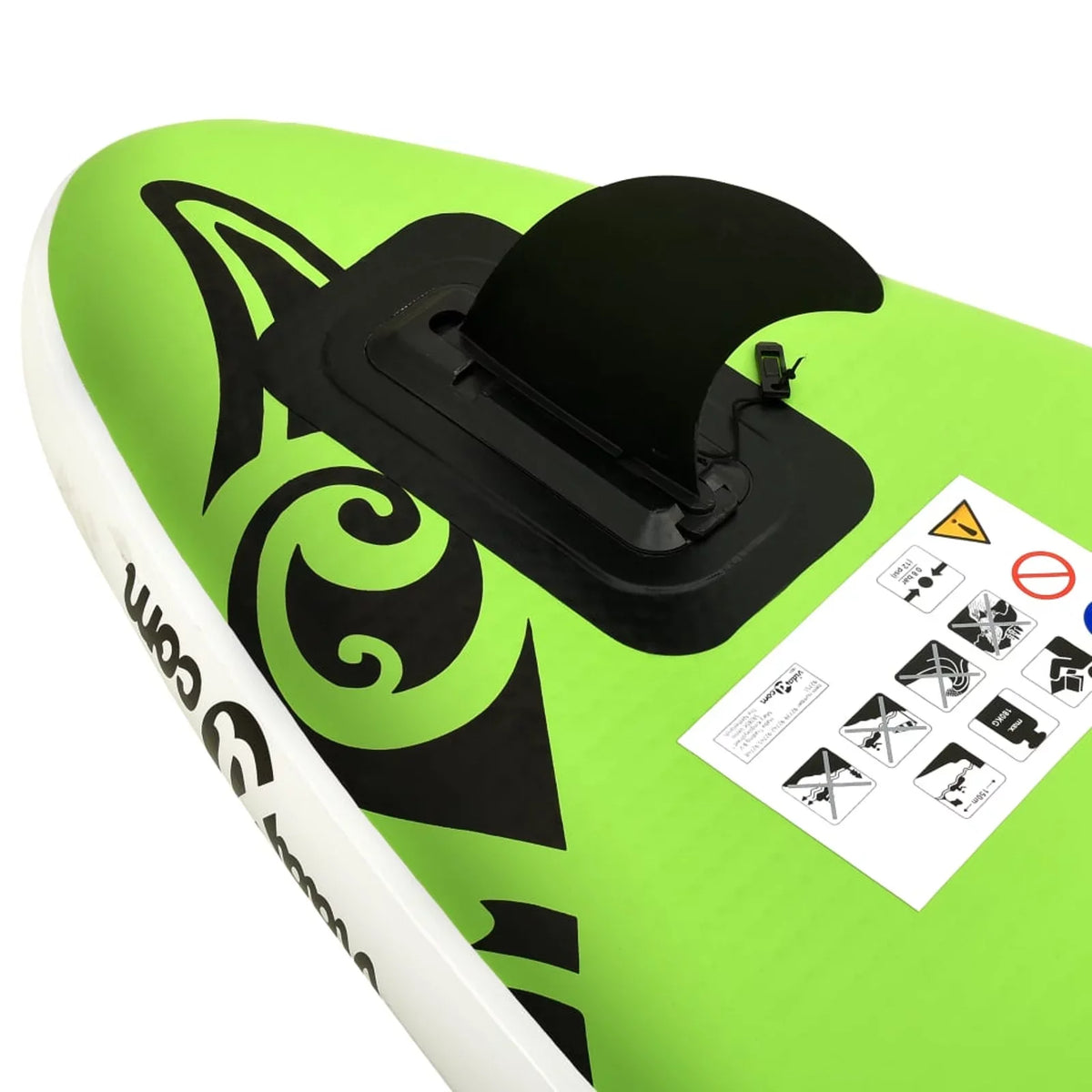 Inflatable Carevas Green Set 126"x29.9"x5.9" Paddleboard