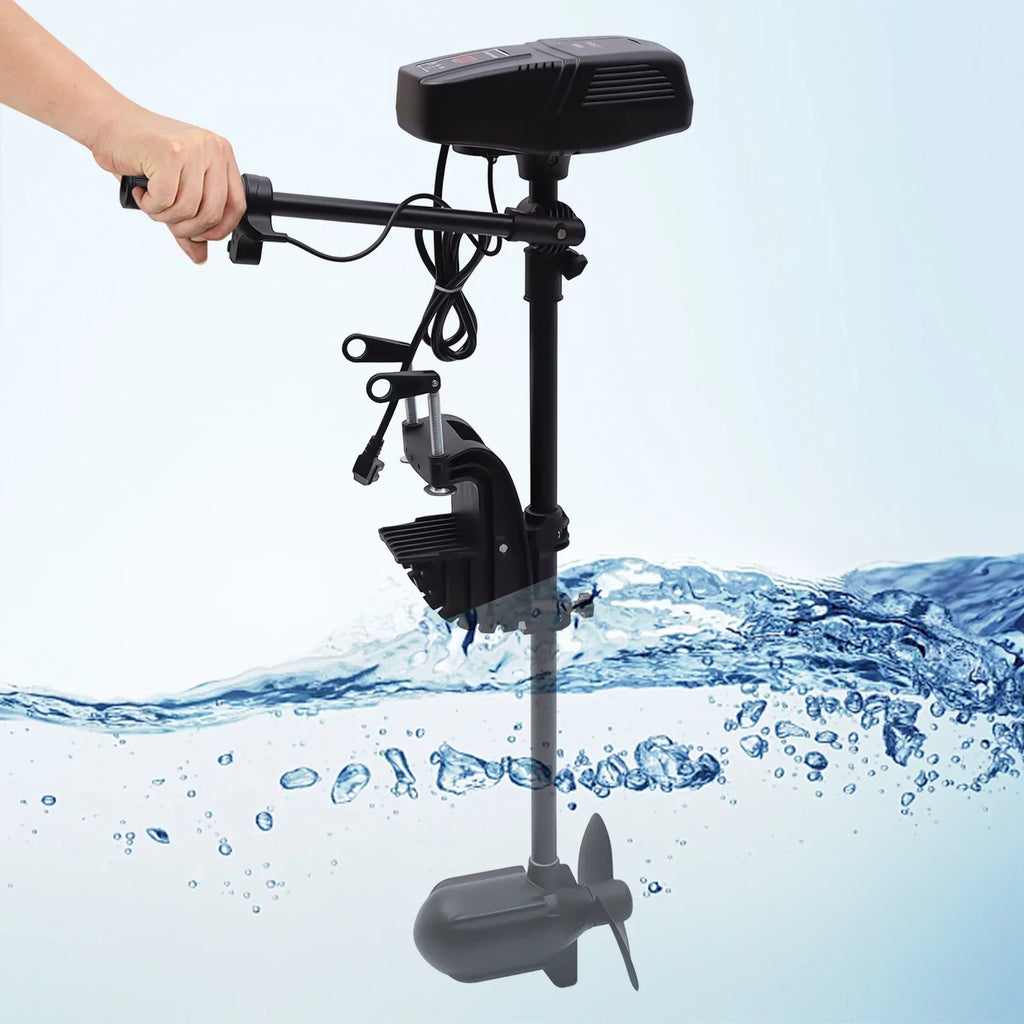 Rotatable Brushless Outboard 360° Display Motor Motor Electric 2300RPM Aiqidi 1400W Boat Motor Trolling 48V LED Fishing Engine