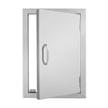 BBQ Single 20inch Stainless Island x Cutout Zimtown Door 14 exterior Steel for BBQ Door Access Wall
