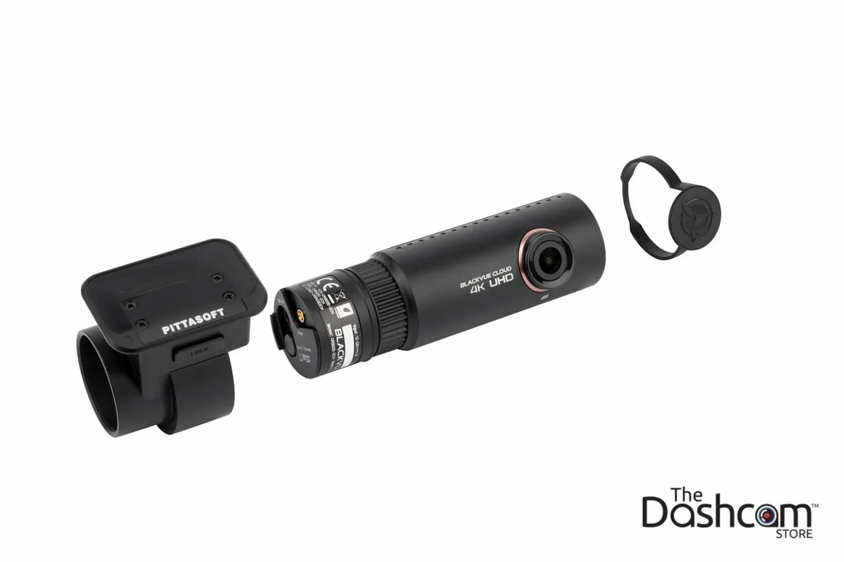 4K GPS Dashcam for Card and Memory DR900S-2CH Dual Rear BlackVue Front 64 WiFi Cloud-Capable w/ Lens GB