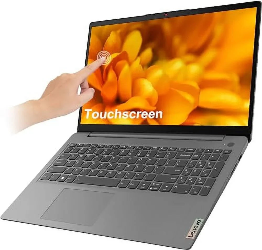 256GB Life, IST Win Grey School 16GB Long IdeaPad Home 12-Hr 3i Intel Bezel, SD, Touchscreen, i3-1115G4, (15.6" & RAM, Narrow FHD - Webcam, Battery Core 11 NumPad, 3 Laptop Home, SSD) Lenovo