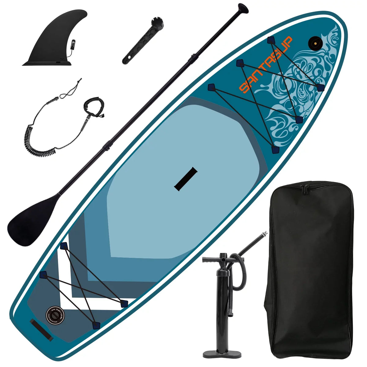 Paddle Up With 9.9'x33"x5" Inflatable Board Stand Accessories