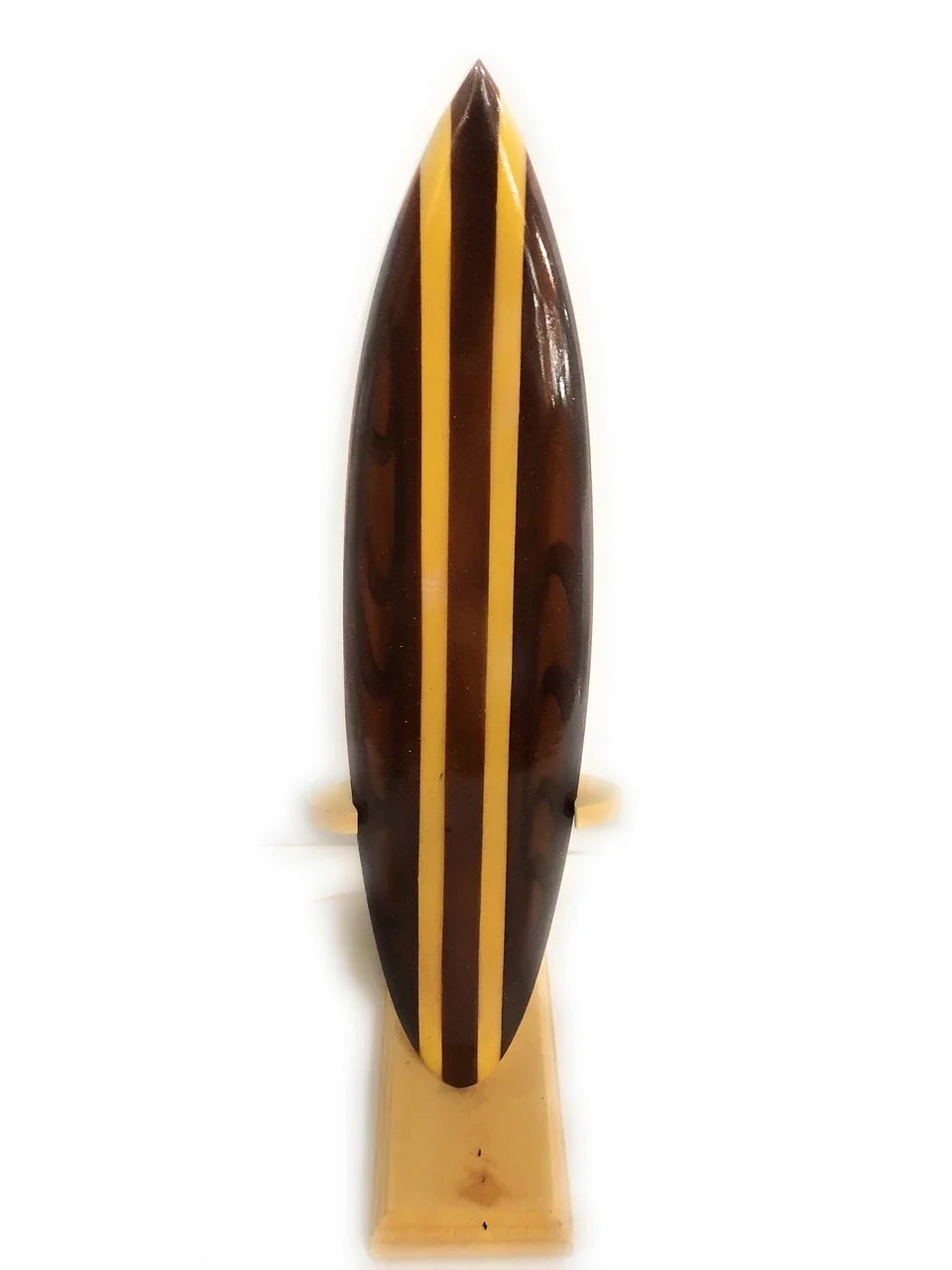 Surfboard #wai350130b Stand Classic - w/ Trophy 12" | Vertical Brown