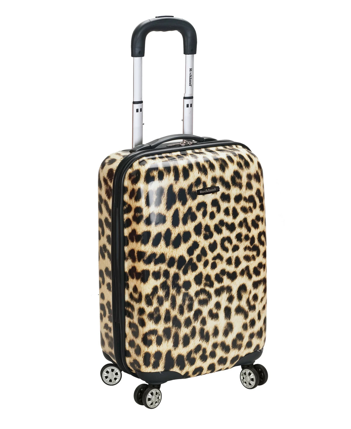 Luggage Hardside Set Rockland 3-Piece Luggage Polycarbonate/ABS Upright