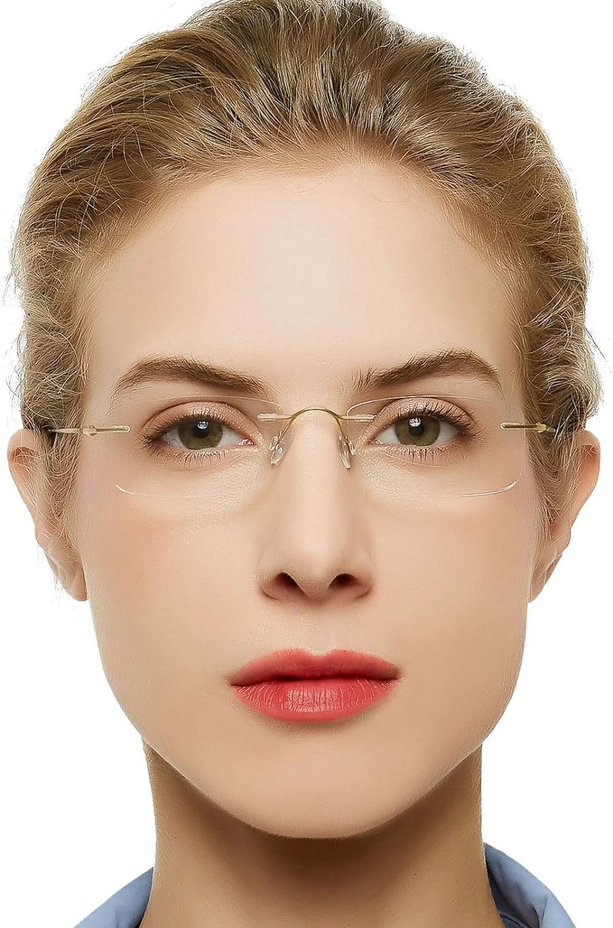 Titanium 3.0 Reading For magnification 1.75 2.0 Reader 1.75 Trendy Glasses Clear 1.25 2.5 Lens Frameless Women 2.25 OCCI 1.0 1.5 3.5 Men 2.75 CHIARI with