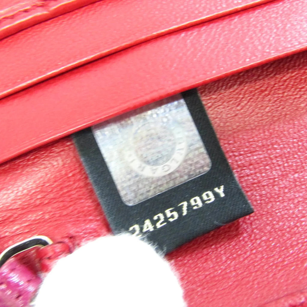 Bvlgari Bvlgari Leather (Good) Bvlgari Purple,Red Wallet Color Pre-Owned 281715 Women's Phone