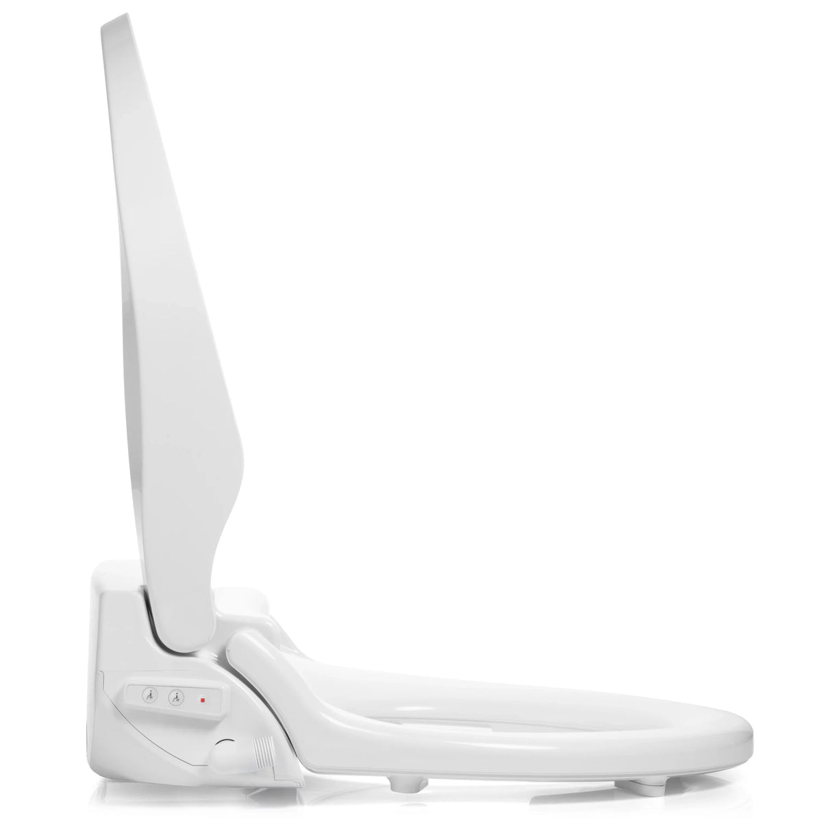 Bidet with Advanced White Swash Brondell Remote Control, Toilet Round Seat DR802