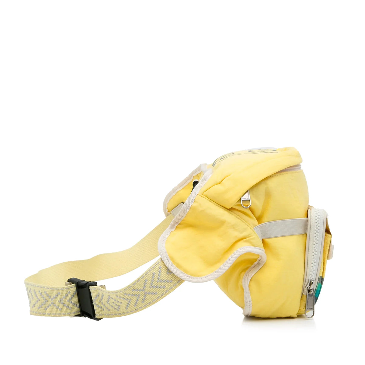 Fabric Love Bag Blind Belt with Authenticated Yellow Pre-Owned Nylon For Defects) Unisex (New