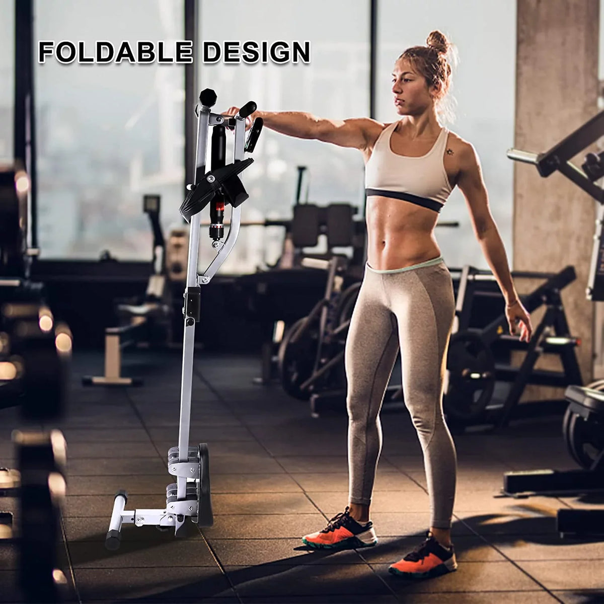 Digital Ergometer, lbs Black Machine 260 and Maximum of Rowing Load, Fitness Monitor YSSOA Rower