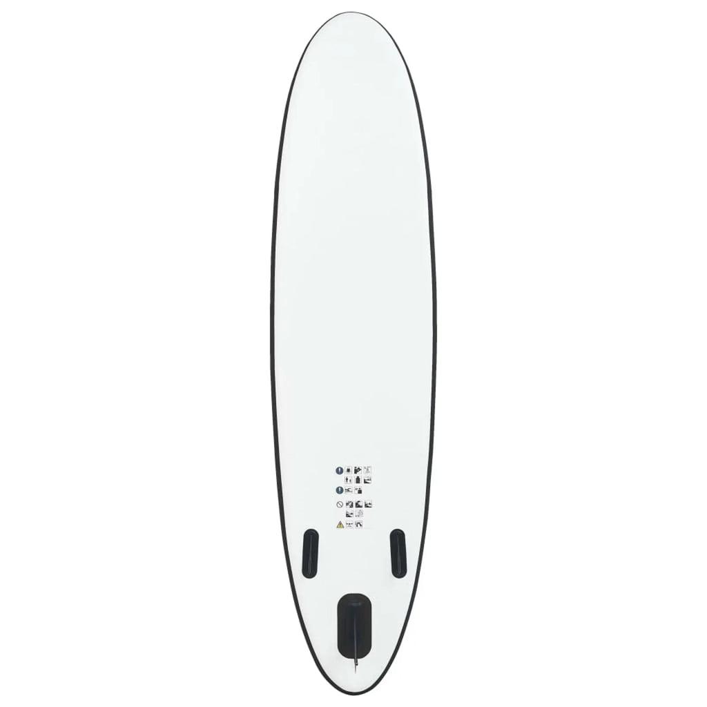 ametoys Board Black White Inflatable Set Paddle and