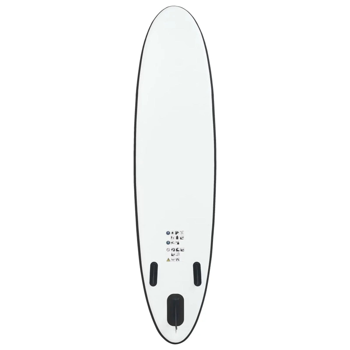 ametoys Board Black White Inflatable Set Paddle and