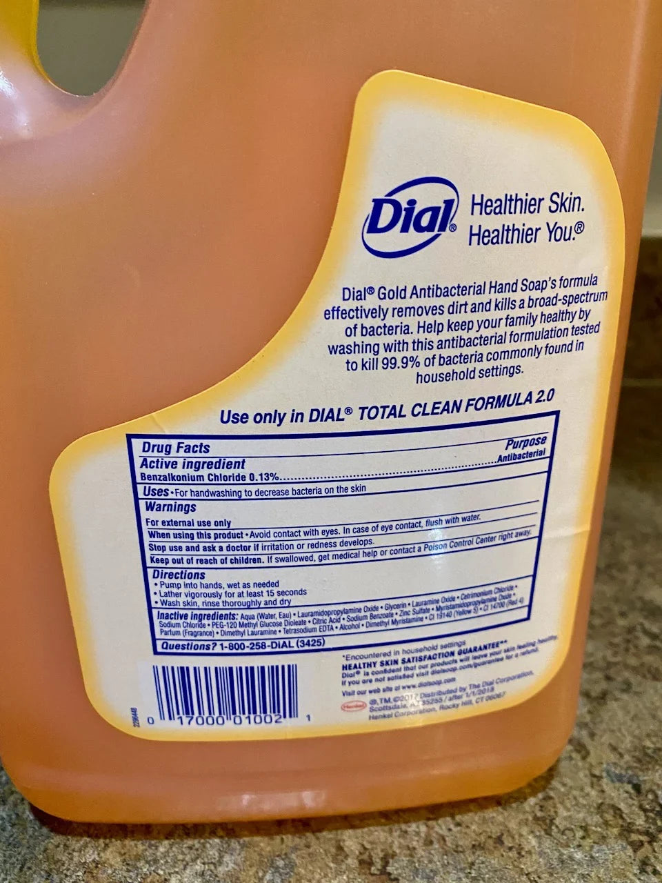 Gold, Dial 1 Soap, Gallon Hand Liquid