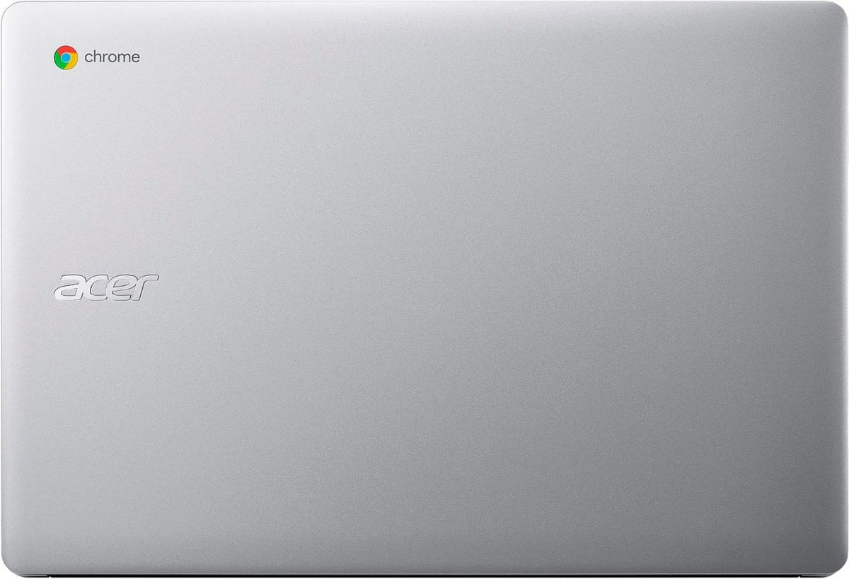 OS, Intel HD Long with Laptop, Chrome 5, 315 Battery Sleeve Accessories + Wi-Fi Bluetooth, 64GB Tigology LPDDR4, 4GB eMMC, Celeron Acer Chromebook N4020, Life, 15.6" Silver Display,