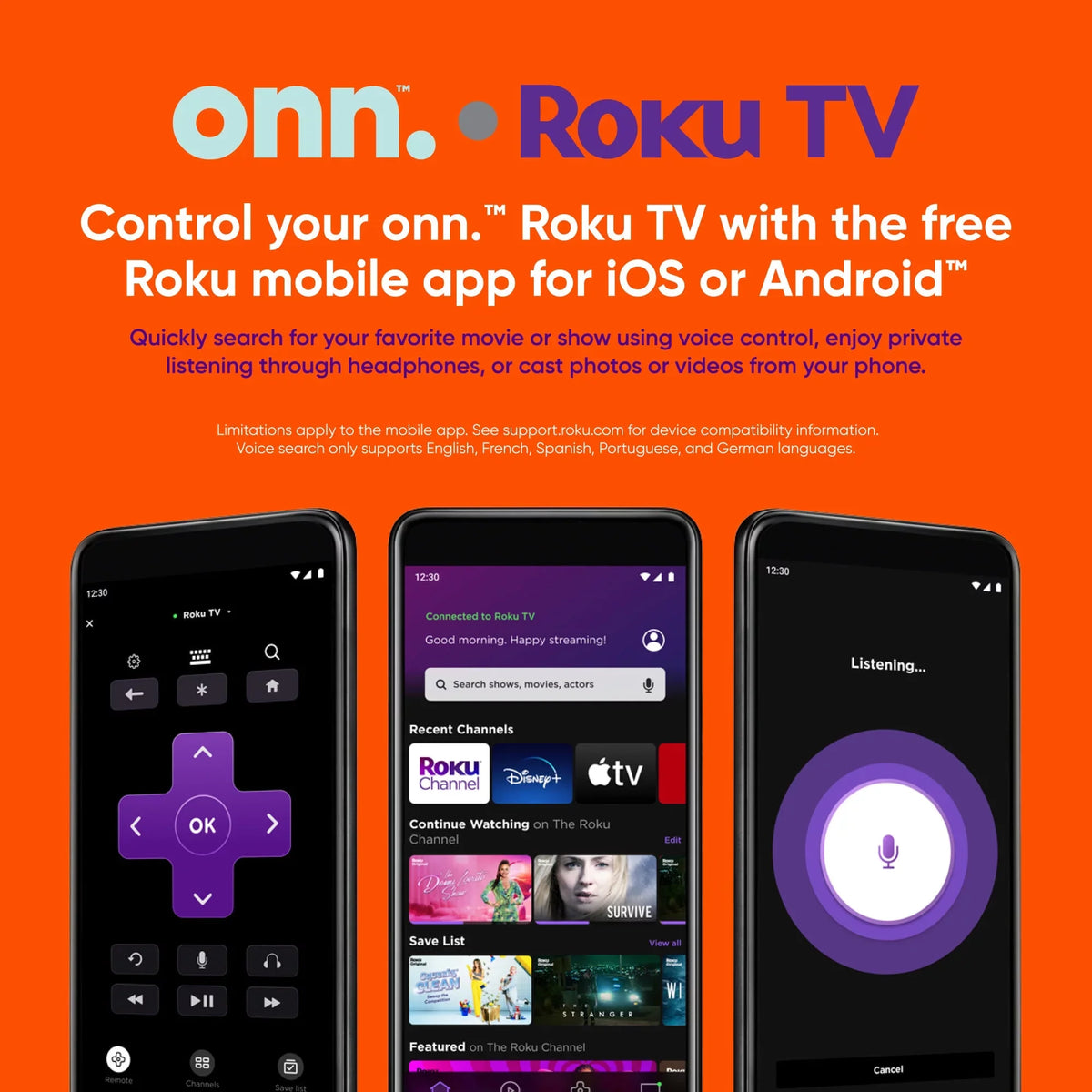 55” Dolby Local Smart UHD with (100071701) QLED HDR TV Vision, 120hz Effective onn. 4K Dolby and Roku Rate, (2160p) Refresh Dimming, Atmos,