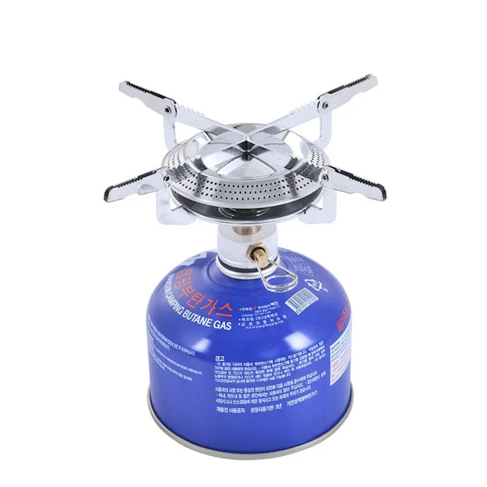 Foldable Cooking Mini Camping Burner Stove Gas Picnic Hiking Propane Accessories