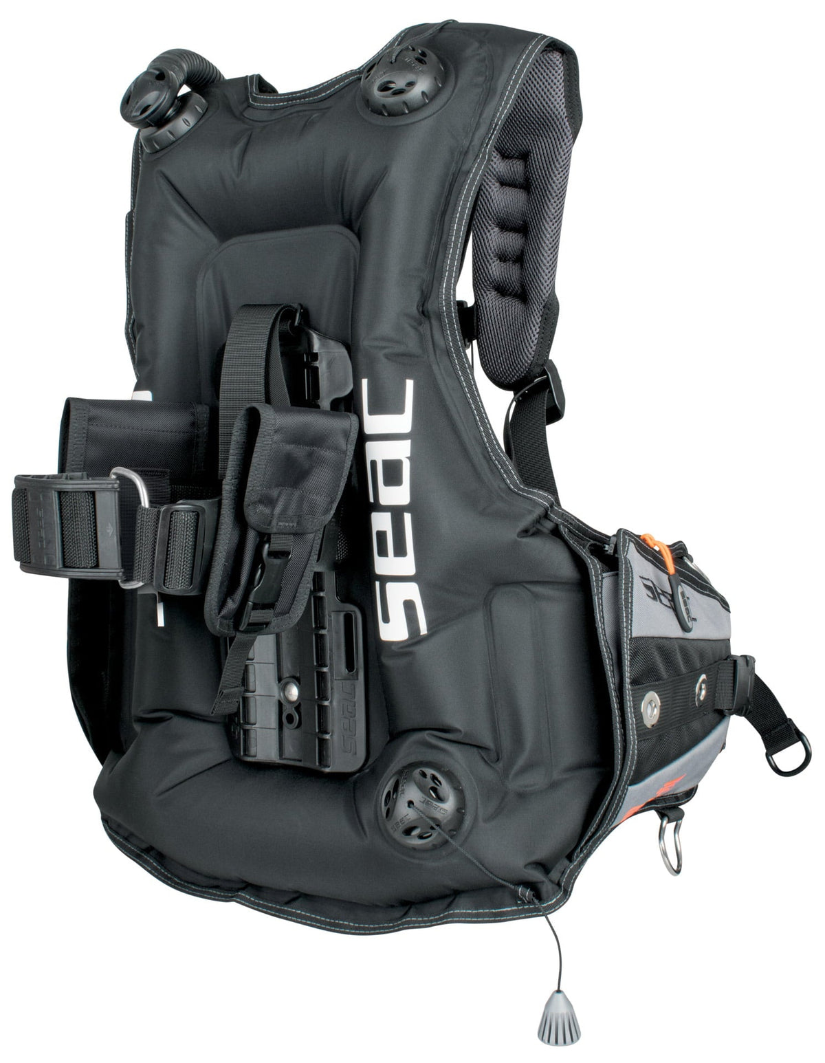 Compensator Medium Black/Grey SEAC - Buoyancy - EQ-PRO