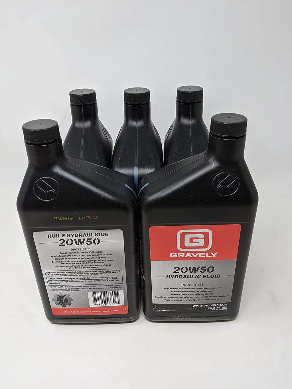 Quart 00058100 Gravely Fluid (5-Pack) Hydraulic 20W50