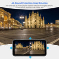 exterior Card Audio Antenna Two-Way TF Camera Dual Slot IP66 Waterproof Real-time Enhanced HD 1080P