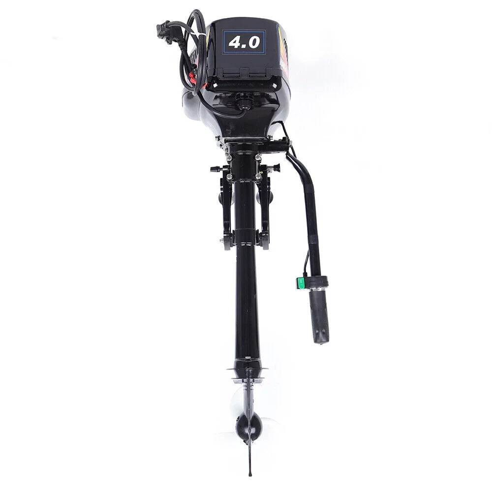 Motor Miumaeov HP Electric Trolley Motor Boat 1000W Brushless Outboard Engine 4