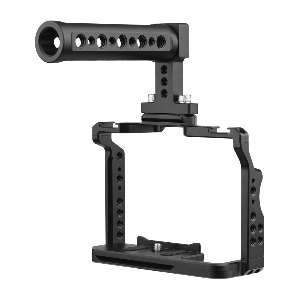 Kit for A7IV/ Handle + with II Replacement 1/4 Alloy Mounts A7S II/ III/ Threads Andoer A7II/ Dual A7III/ Camera Shoe Aluminum A7R Cold Video Inch Numerous A7R Cage