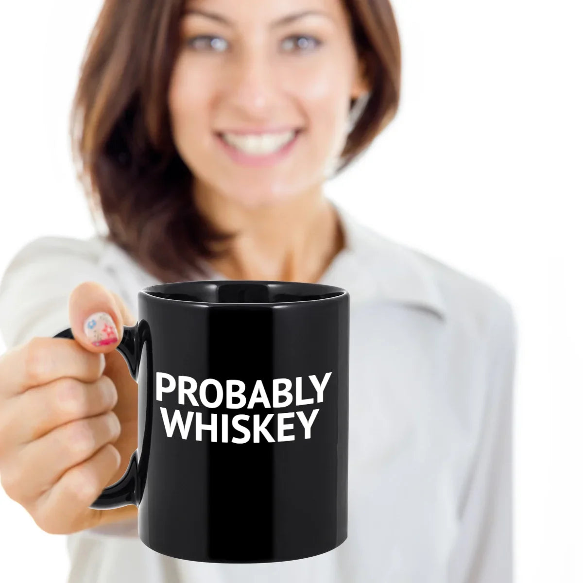 Porcelain Quotes Mug, Coffee Probably Funny Black Oz Coffee lover Coffee Mug- Mug, Alcohol Coffee Whiskey Whiskey, Whiskey Addict Mug 11 Lover Mug