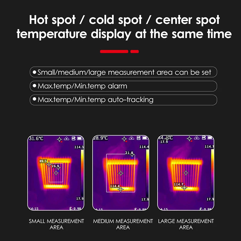 Car T120 Camera Floor Pixels Thermal Heating Electrical Hot 120x90 PCB Handheld Resolution Repair Imager Guide Infrared