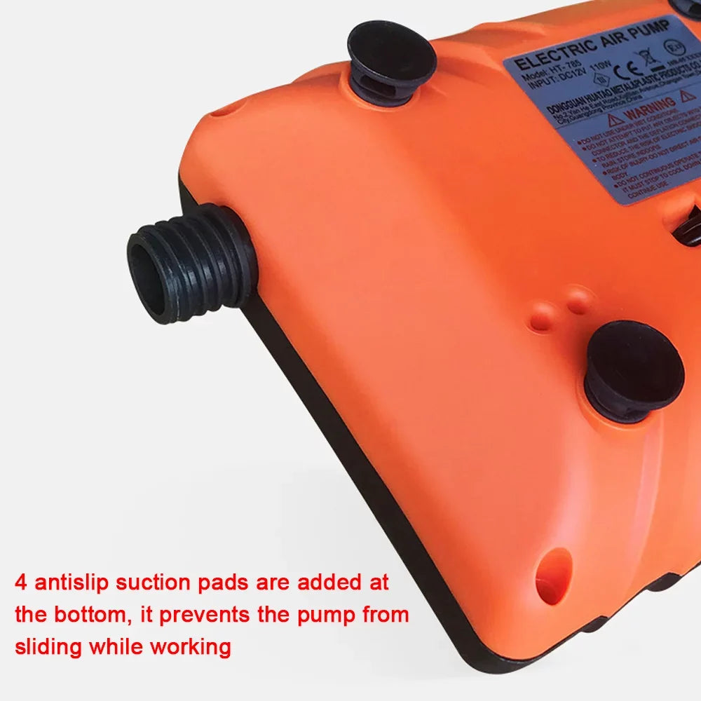 Paddle Boat Pump High Electric Board Pressure Portable moobody Air Pool for Inflatable 110W 16PSI Inflator