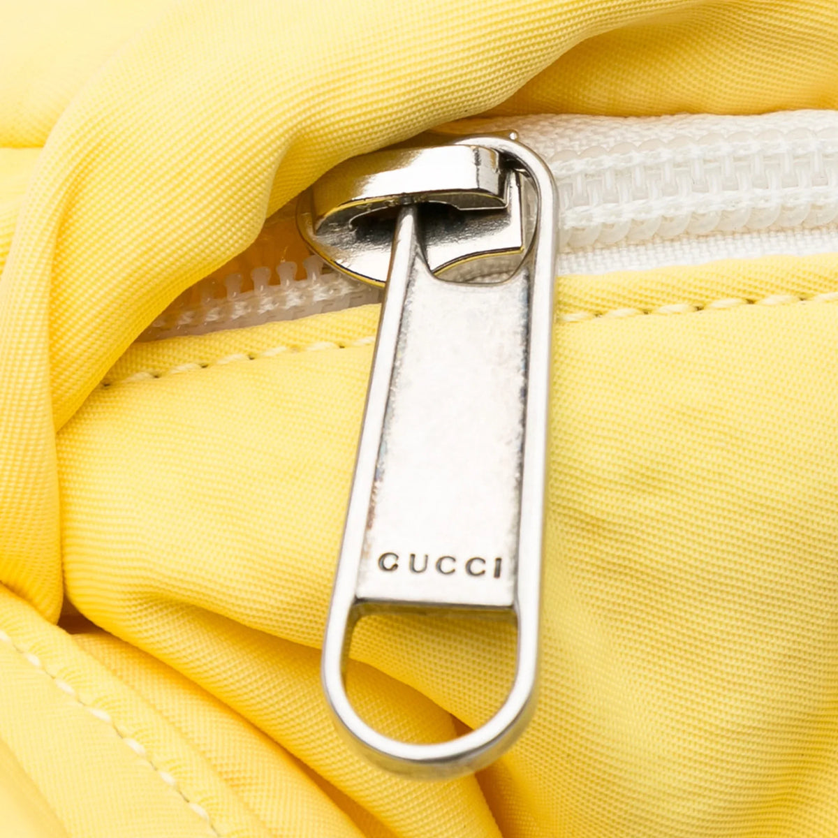 Fabric Love Bag Blind Belt with Authenticated Yellow Pre-Owned Nylon For Defects) Unisex (New