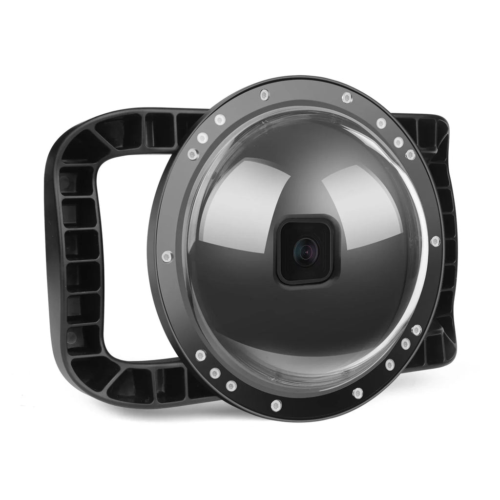 Port and Case 180° Handle, Black Dome Dual 10 XTGP559, 9 Wide Waterproof 45m for Waterproof, SHOOT Angle