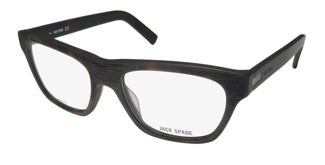 53-18-140 COLLECTIBLE SPADE UNISEX FULL-RIM DESIGN LENSES JONATHAN CLASSIC MATTE JACK TORTOISE EYEGLASSES/EYEWEAR NEW MENS/WOMENS DEMO FRAME DESIGNER