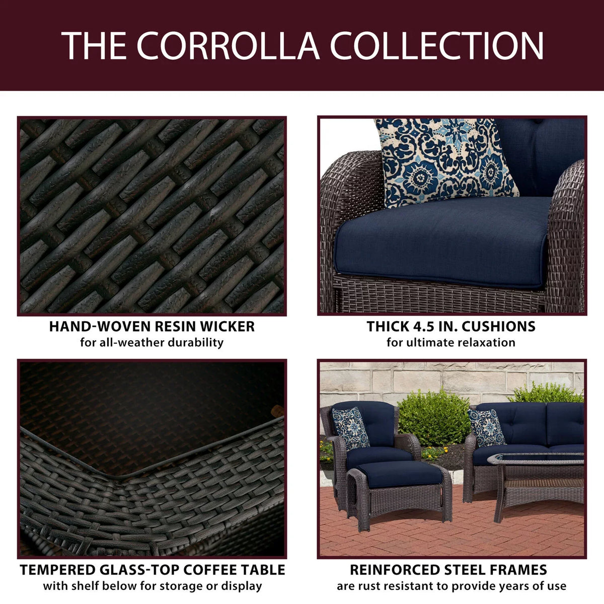 Corrolla Set exterior 6-Piece Cambridge Lounge