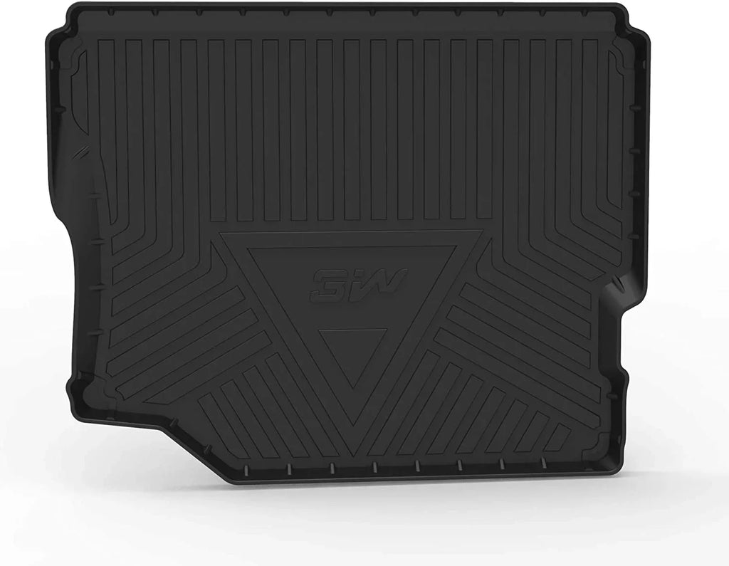 with 2019 All Unlimited 2018 for JL JL Mat 3W 4-Door (Not for Cargo 2020 Liner Trunk JK), Jeep climate for 2021 Wrangler subwoofer Black