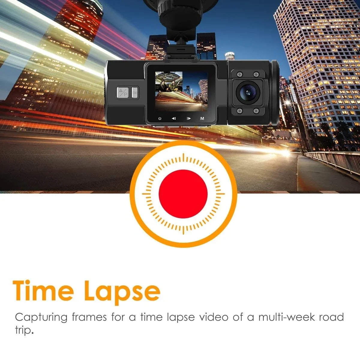 with Camera Dash Pro Vantrue Camera Cam, Dash Vision, 24hrs Single Uber Front N2 Mode, 1080P and G-Sensor, 1440P, Loop Front Dual Night Car Interior Recording Parking