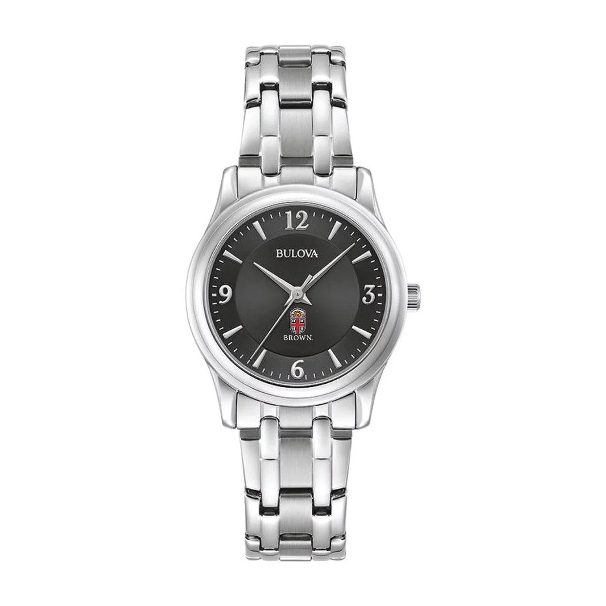 Black Brown Bulova Stainless Collection Steel Bears Watch Corporate Women's