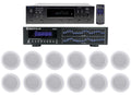 Home Zone, Theater Technical Receiver+12) Bluetooth 6000w 8" Speakers+EQ Pro 6)