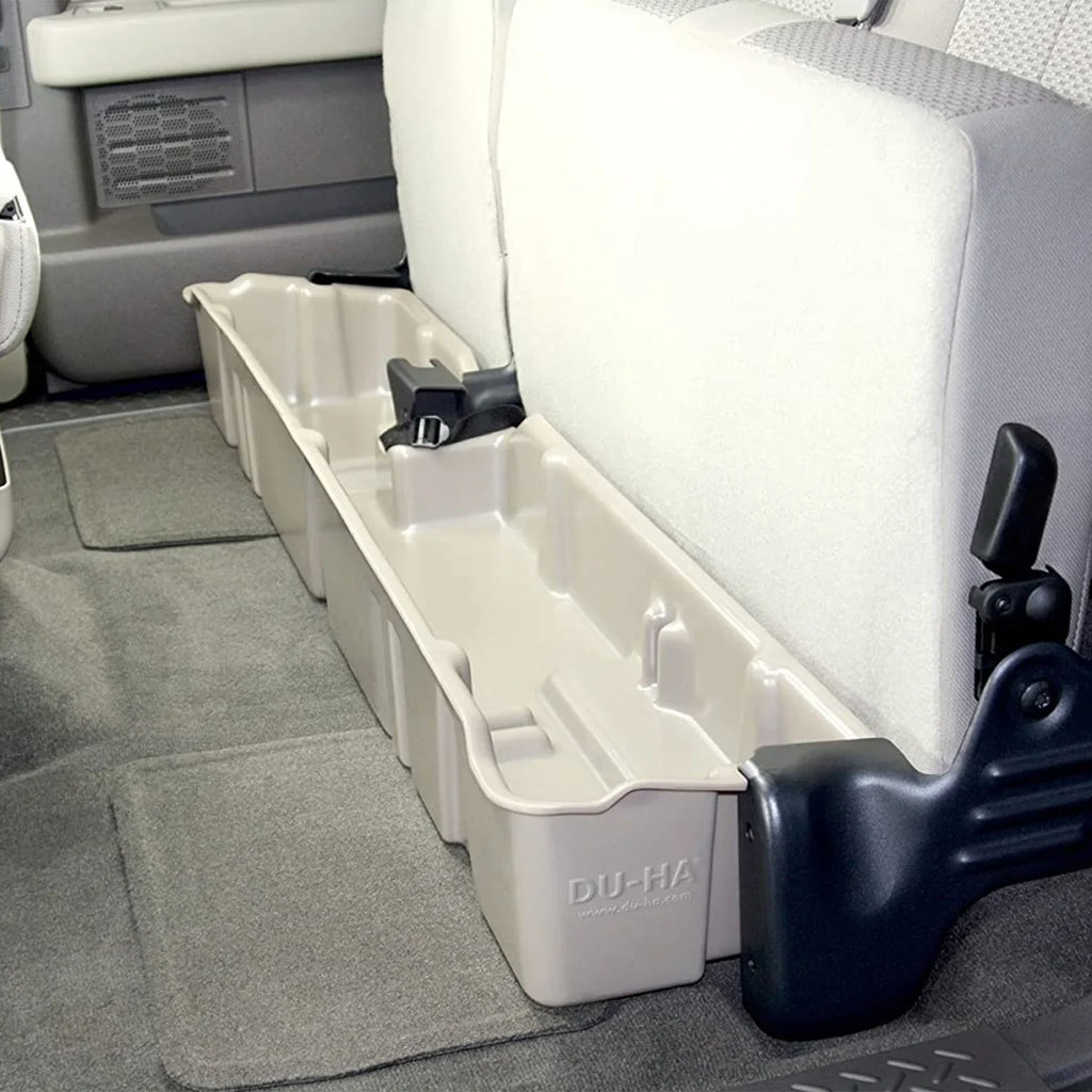 Incl. 2011-2012 Underseat Gun F150 Storage; Fits select: 2013-2014 SUPER CAB, Vehicles Gray; DU-HA DU-HA F150 Subwoofer; Rack/Organizer; Factory w/o 20096