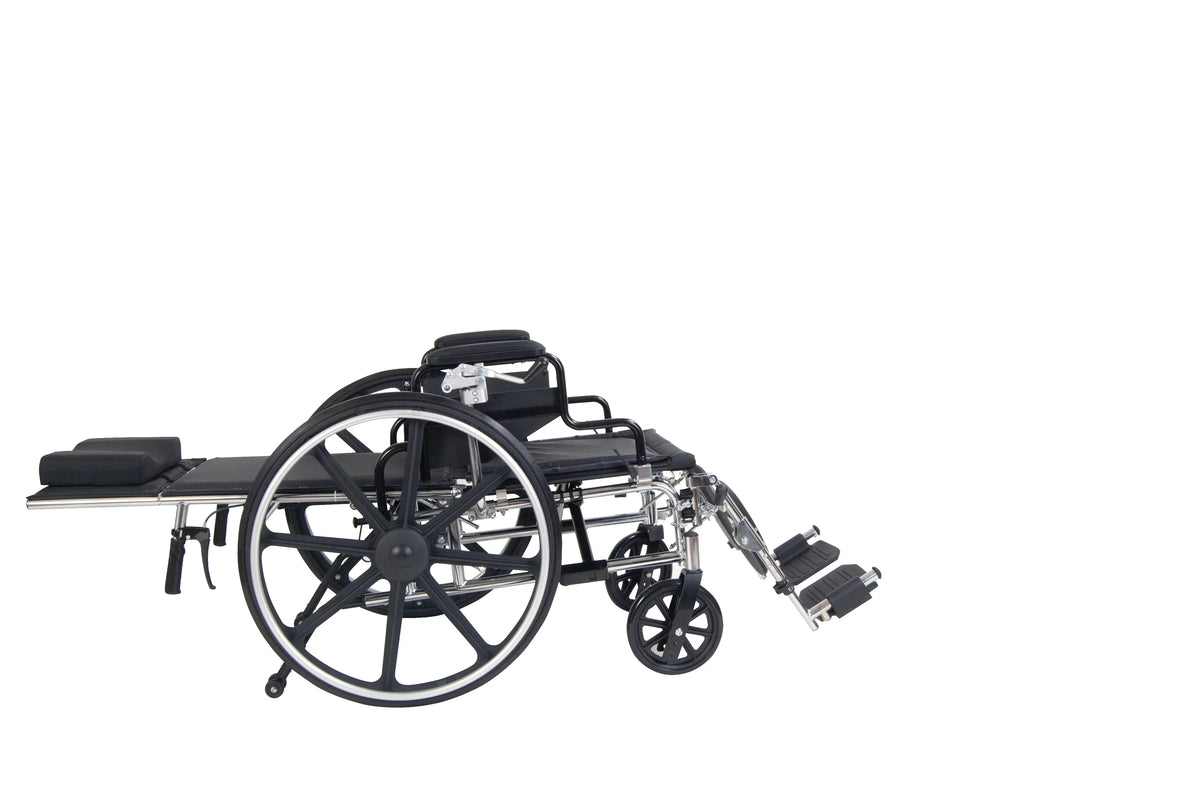 Wheelchair, Seat Drive Medical 16" Reclining Arms, Plus Full GT Desk Viper Detachable