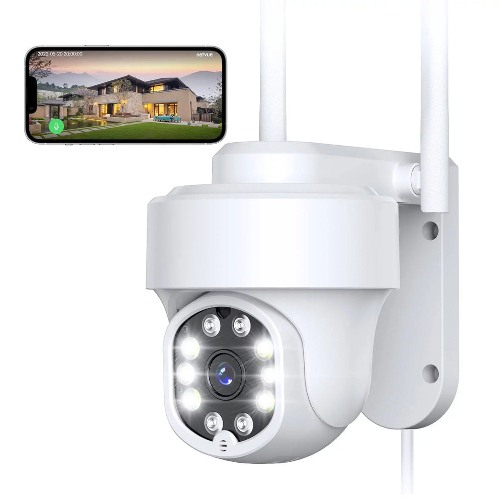 Only Wi-fi, Cameras Security Home Surveillance Wifi Cameras, Netvue Wireless 360° View 2.4G exterior