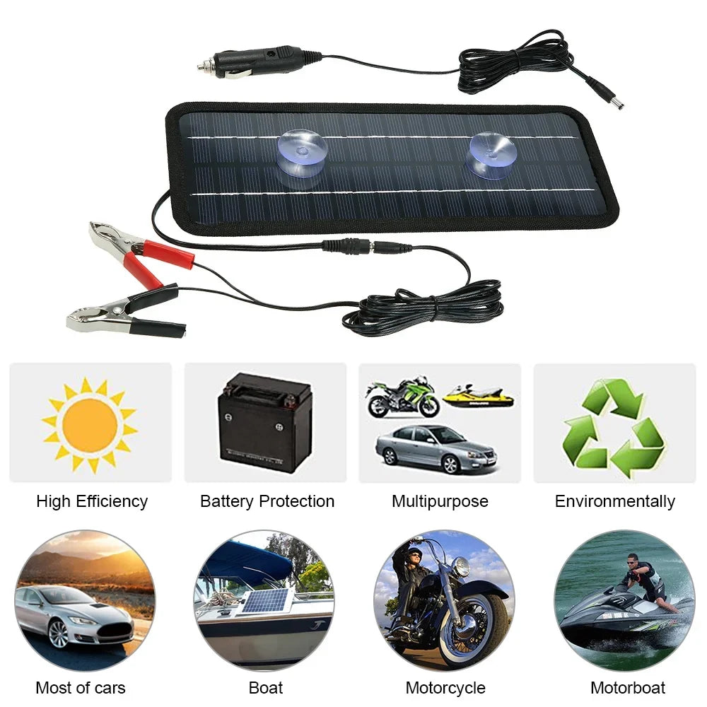 Huiop Solar 12v PanelCar Portable Solar 4.5w Solar 12v Buzhi Boat Spirastell 12v Panels Battery Solar Car BatteryCar Boat Boat Panel, Rv Panels Portable 4.5w Qisuo