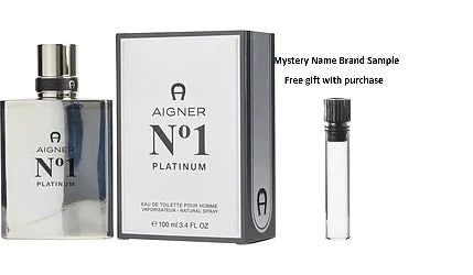 a SPRAY vile 1 Mystery for OZ MEN And sample EDT brand Etienne Name by Aigner PLATINUM AIGNER 3.4