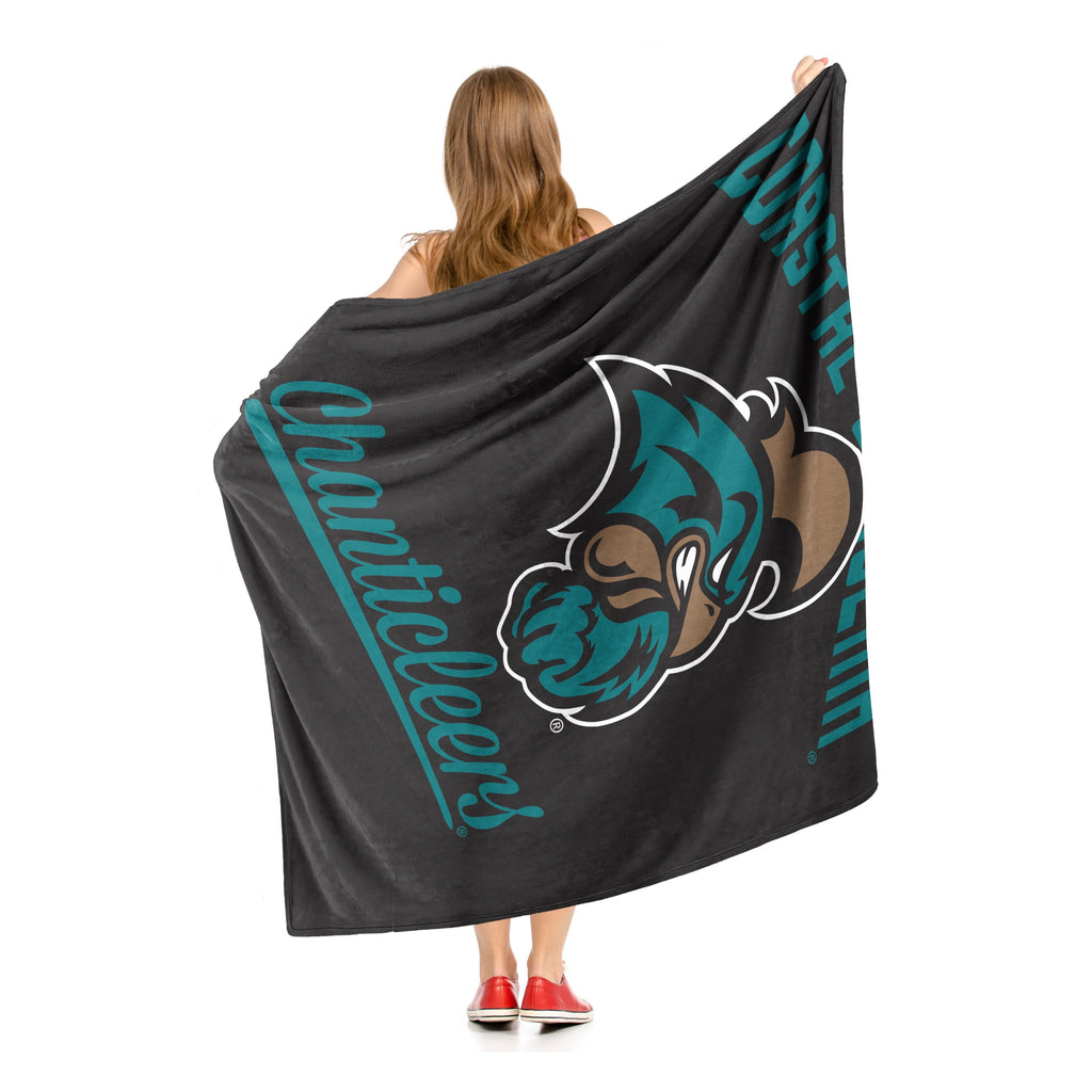 Coastal Carolina Silk Throw Blanket Touch Alumni Chanticleers