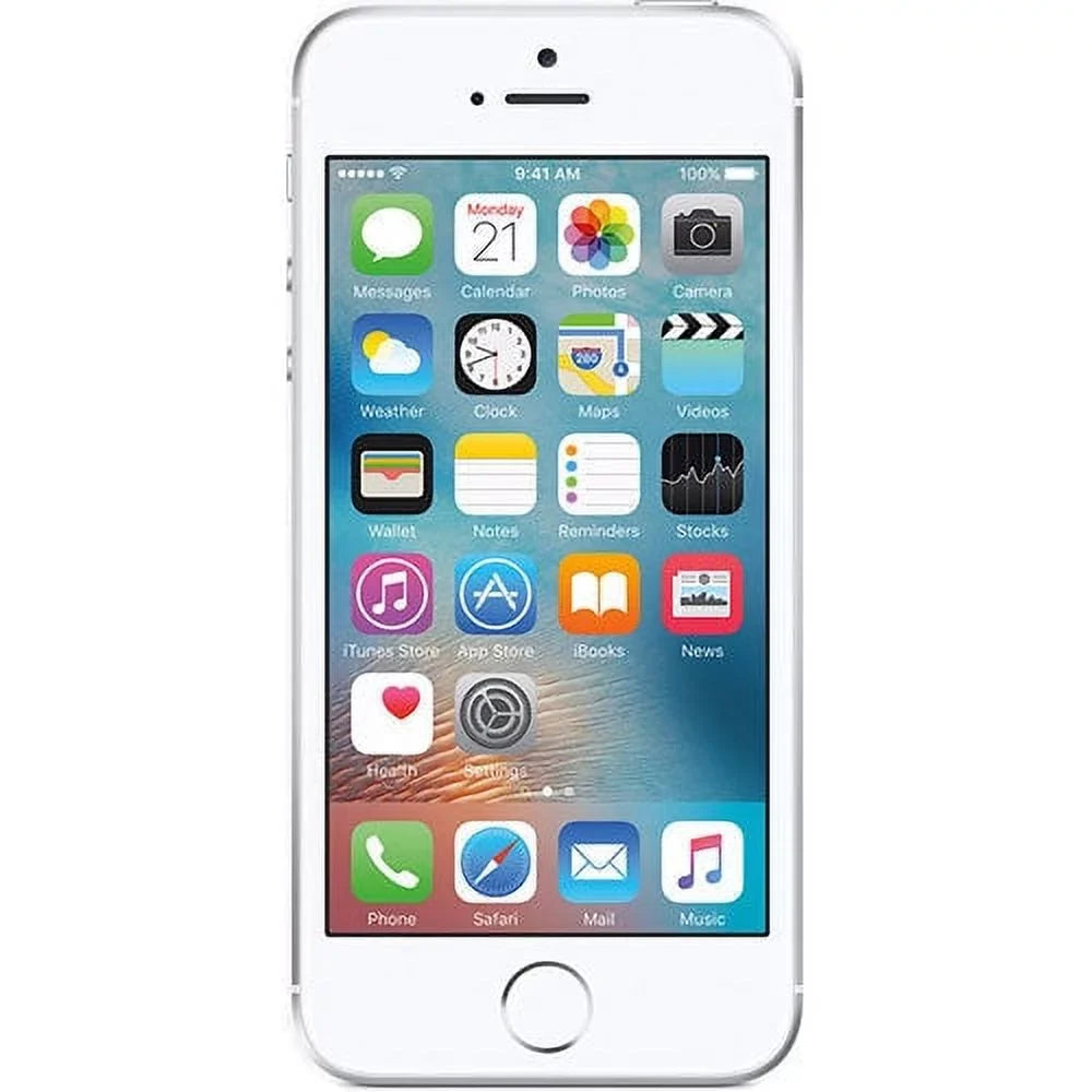 (Good) Carrier Silver iPhone Unlocked 32GB SE - - Pre-Owned