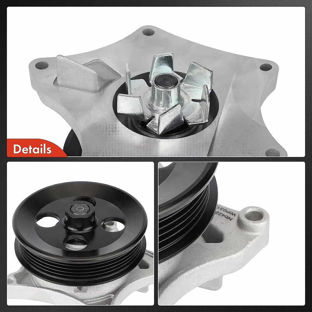 Buick 2016-2022 & Compatible with Pulley 2018-2021 Chevrolet Pump Malibu liquid Spark Engine Encore Equinox A-Premium Cruze Terrain GMC with Gasket
