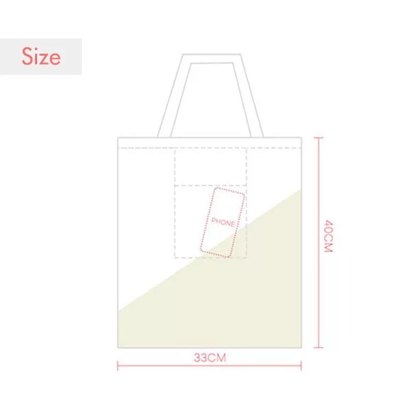 Potted Shoulder Bag Orange Canvas Expression Succulents Sack Tote Cactus